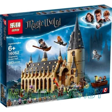 Конструктор Lepin 16052 Гарри Поттер - Большой зал Хогвардс (983 детали)